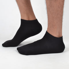 FOOTPRINTS Unisex Solid Cotton Ankle Low -Length Socks -Pack Of 3