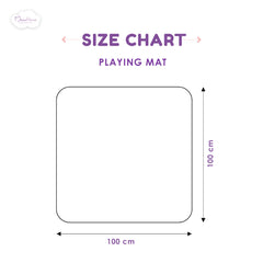 Organic Muslin Baby Play Mat | Soft Cotton Baby Floor Mat for Newborns & Toddlers | Washable & Skin-Friendly Playmat | 100x100 CM