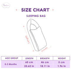 Baby Organic Cotton Muslin Sleeping cum Carrying Nest Bag- Monkey- 0-3 Months