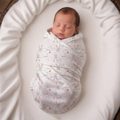 Baby Muslin Swaddle | 100x100 CM | Pack of 1 | Bunny