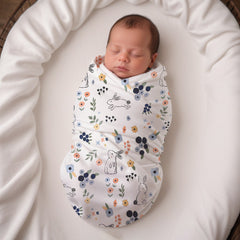 Baby Muslin Swaddle | 100x100 CM | Pack of 1 | Flower