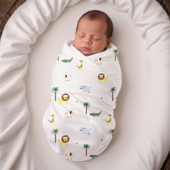 Baby Muslin Swaddle - 100x100 CM - Pack Of 1 Lion