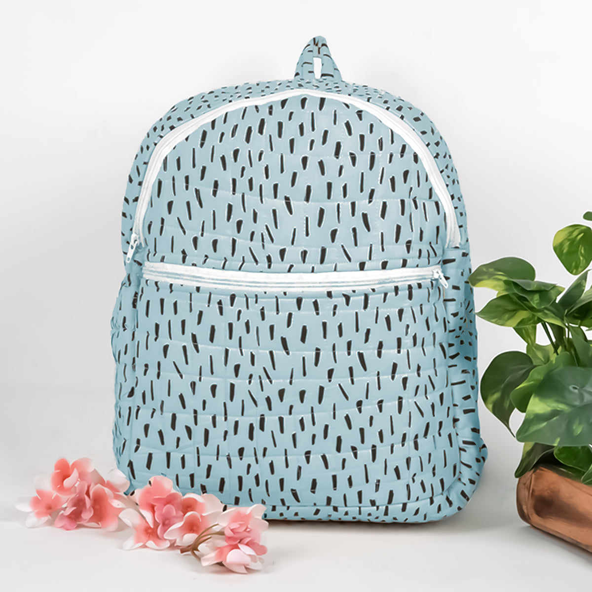 Organic Cotton Muslin Travel Bag For Baby | Multipurpose Diaper & Carry Bags for Mothers | Pack of 1