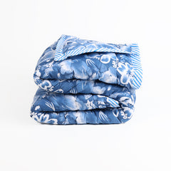 Baby Quilt - Blue Flower - 0-5 Years - 100*150* 5cms