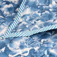 Baby Quilt - Blue Flower - 0-5 Years - 100*150* 5cms