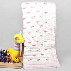 Baby Quilt Organic Cotton | Blanket | 100x150 CM | 0-5 Year | Pack of 1