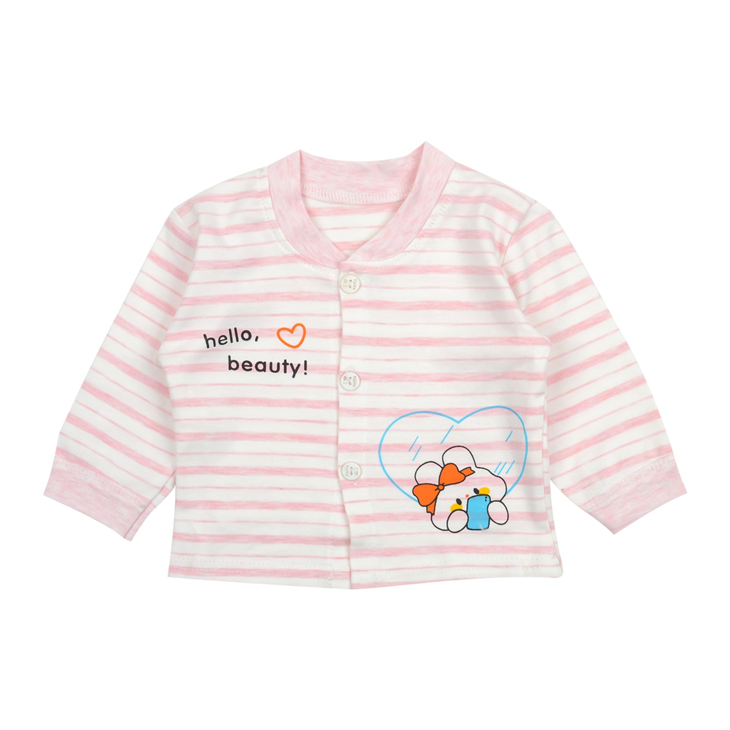 Baby Organic Cotton Co-ord Set- Pink | Heart