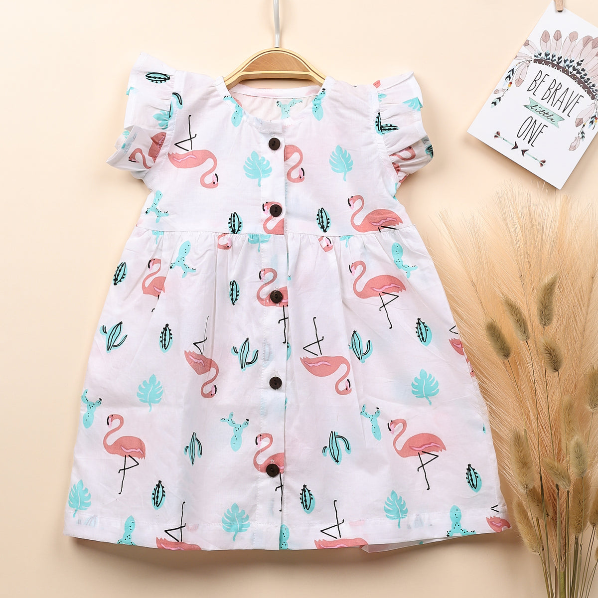 Flamingo dress baby girl deals