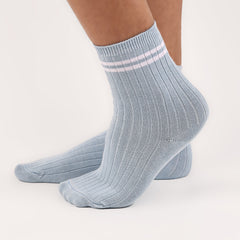 Bamboo Anti-Odour Ribbed Socks for Kids | Anti-Bacterial | Smell Free & Breathable | Hypoallergenic | Moisture-Wicking | Pink, Sky Blue, Dark Pink, Neon & Parrot Green | Pack of 5