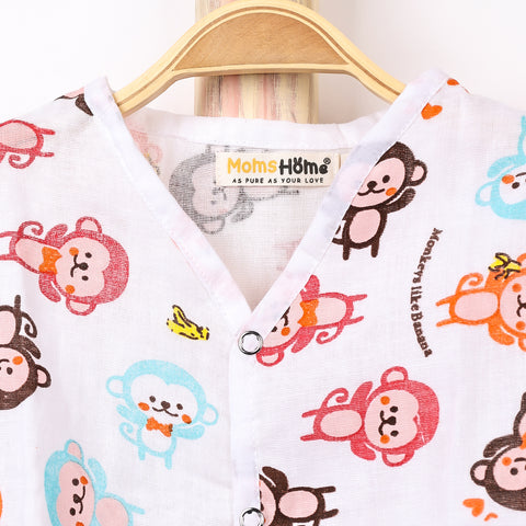 Kids Organic Cotton Muslin Co-Ord Set | Shirt & Shorts | Buy 1 Get 1 Free