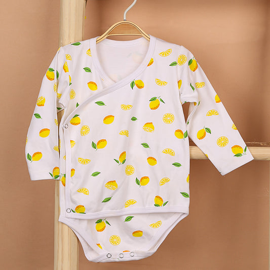 Organic Cotton Front Open Kimono Onesie For New Born Baby | Pack of 1