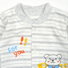 Baby Organic Cotton Co-ord Set- Grey | Teddy