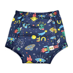 Organic Cotton Unisex Baby Padded Underwear | Lion, Bee, Rocket | Pack of 3