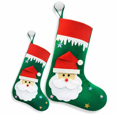 Matching Family Christmas Socks | Cute Santa Cotton Socks | 0-6 Months & Free Size | Pack of 2