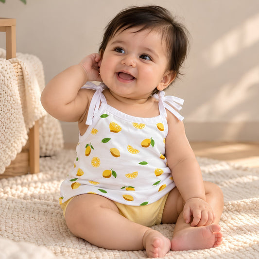 Baby Organic Cotton Knot type Jhabla | Pack of 3
