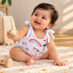 Baby Organic Cotton Knot type Jhabla | Pack of 3