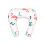 Organic Cotton New Born Baby Soft Neck Supporting Pillow for Head Shaping Baby-Flamingo | 0-12 Month |