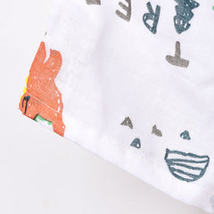 Kids Organic Cotton Muslin Co-Ord Set | Shirt & Shorts | Dinopark