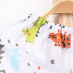 Kids Organic Cotton Muslin Co-Ord Set | Shirt & Shorts | Dinopark