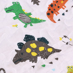 Ac Quilt Blanket cum Bedspread | 0-3 Years | 100X120 cm | Machine Washable | Dinopark