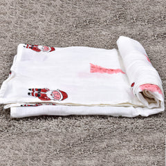 Baby Muslin Swaddle - 100x100 cm  - Pack of 2 - Santa and Snowman