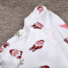 Baby Muslin Swaddle - 100x100 cm  - Pack of 2 - Santa and Snowman