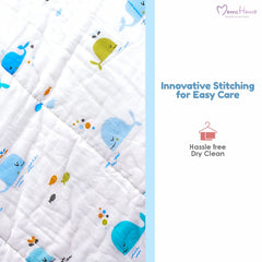 Ac Quilt Blanket cum Bedspread | 0-3 Years | 100X120 cm | Pack of 1