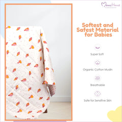 Ac Quilt Blanket cum Bedspread | 0-3 Years | 100X120 cm | Pack of 1