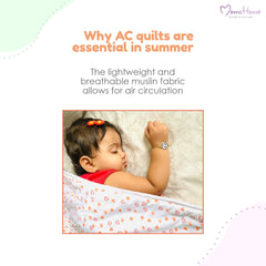 Baby Ac Quilt Blanket cum Bedspread- 0-3 Years - 100*120 cm - Car