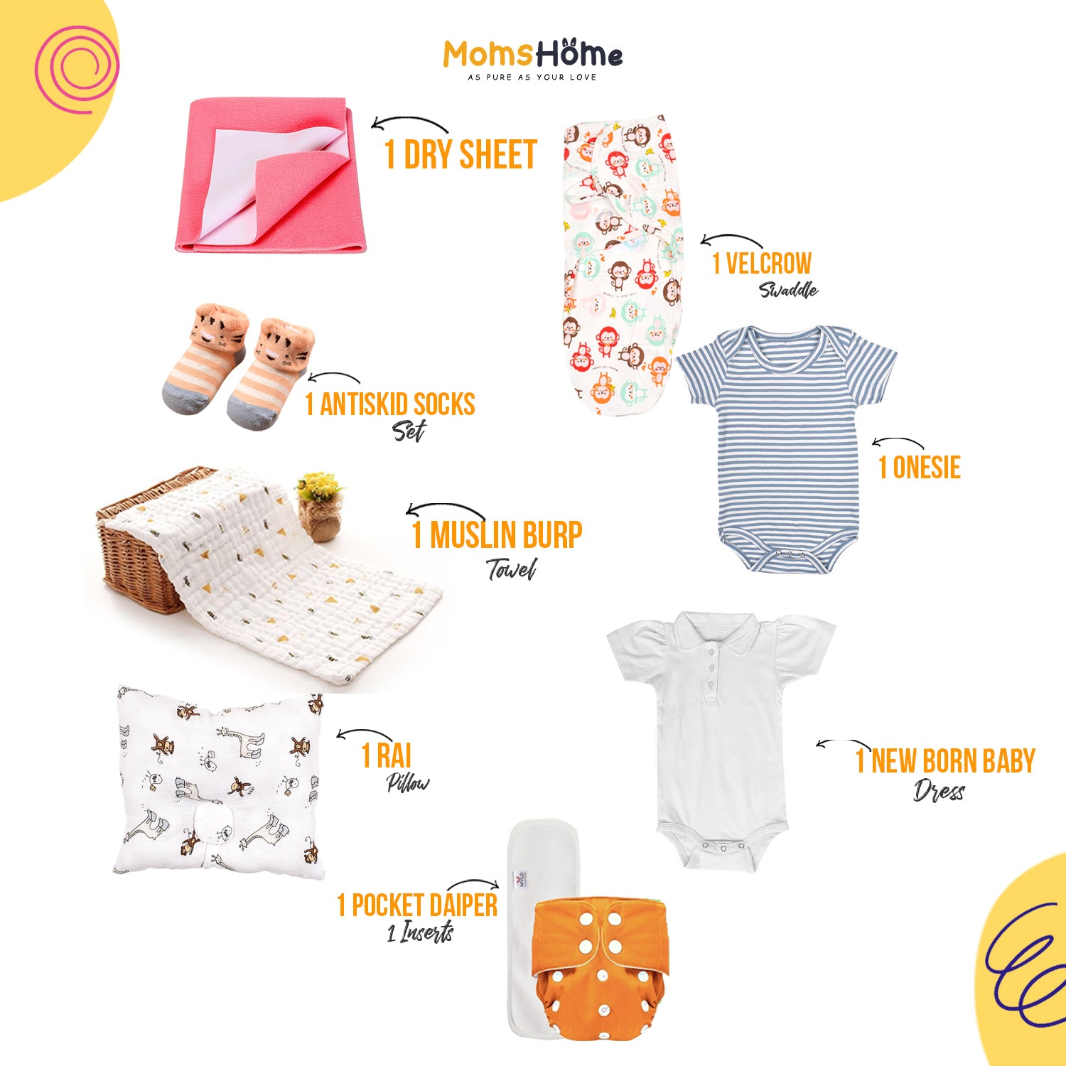 New Born Baby Essentials Gift Combo Box 30 Items Moms Home new-born-baby-essentials-gift-combo-box-30-items-moms-home