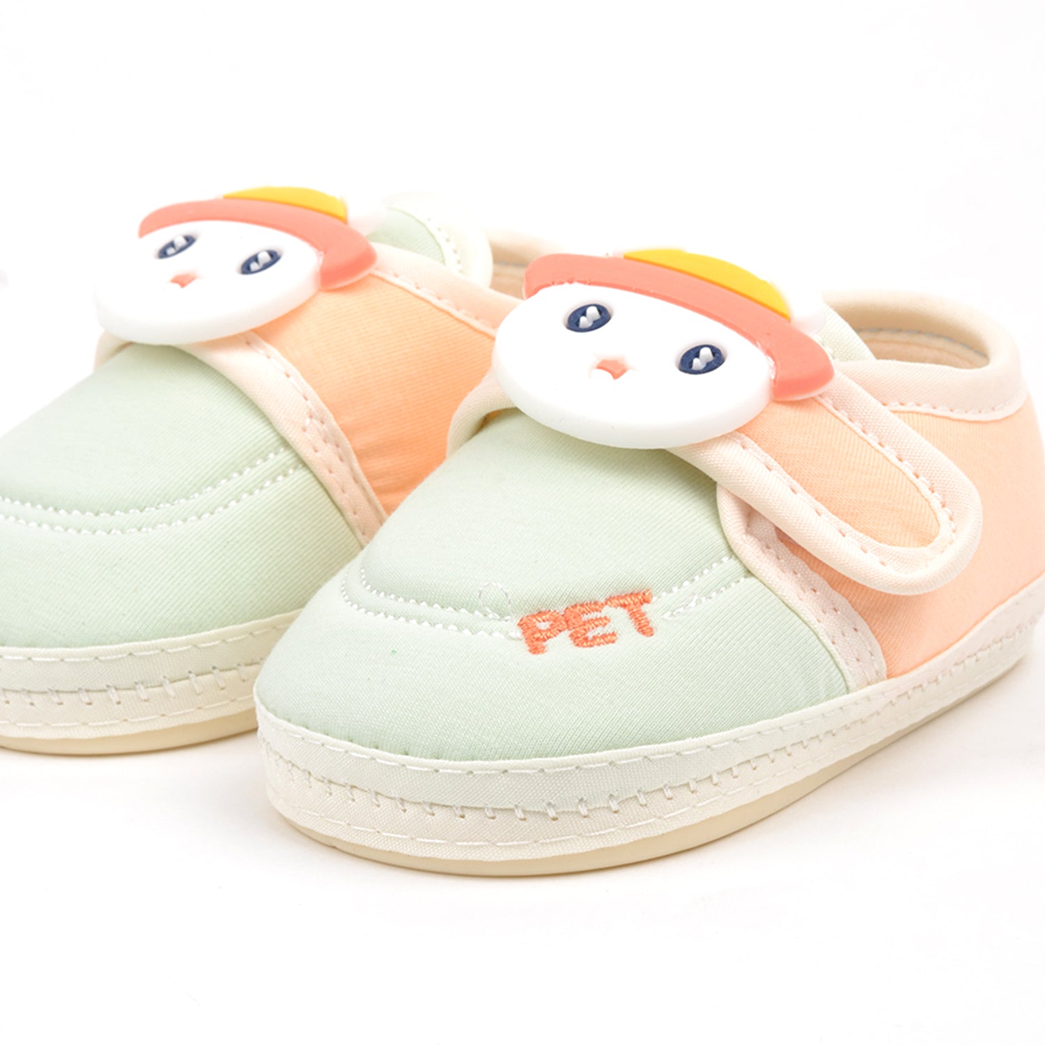 Footprints unisex baby soft  & trendy botties  | Peach