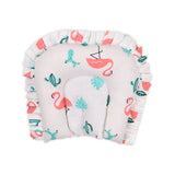 Moms Home Organic Cotton Baby Head Shaping Pillow-Flamingo | 0-6 Month |