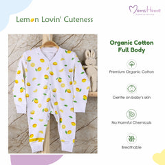 Baby Home Coming Outfit Set | Baby Shower Gift Hamper | Baby Essential Clothes Set | Lemon | 0-6 Months | Pack of 5