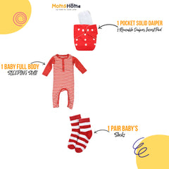 Christmas Unisex Gift Hamper for your Baby | 4 Items