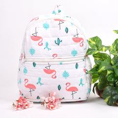 Organic Cotton Muslin Travel Bag For Baby | Multipurpose Diaper & Carry Bags for Mothers | Pack of 1