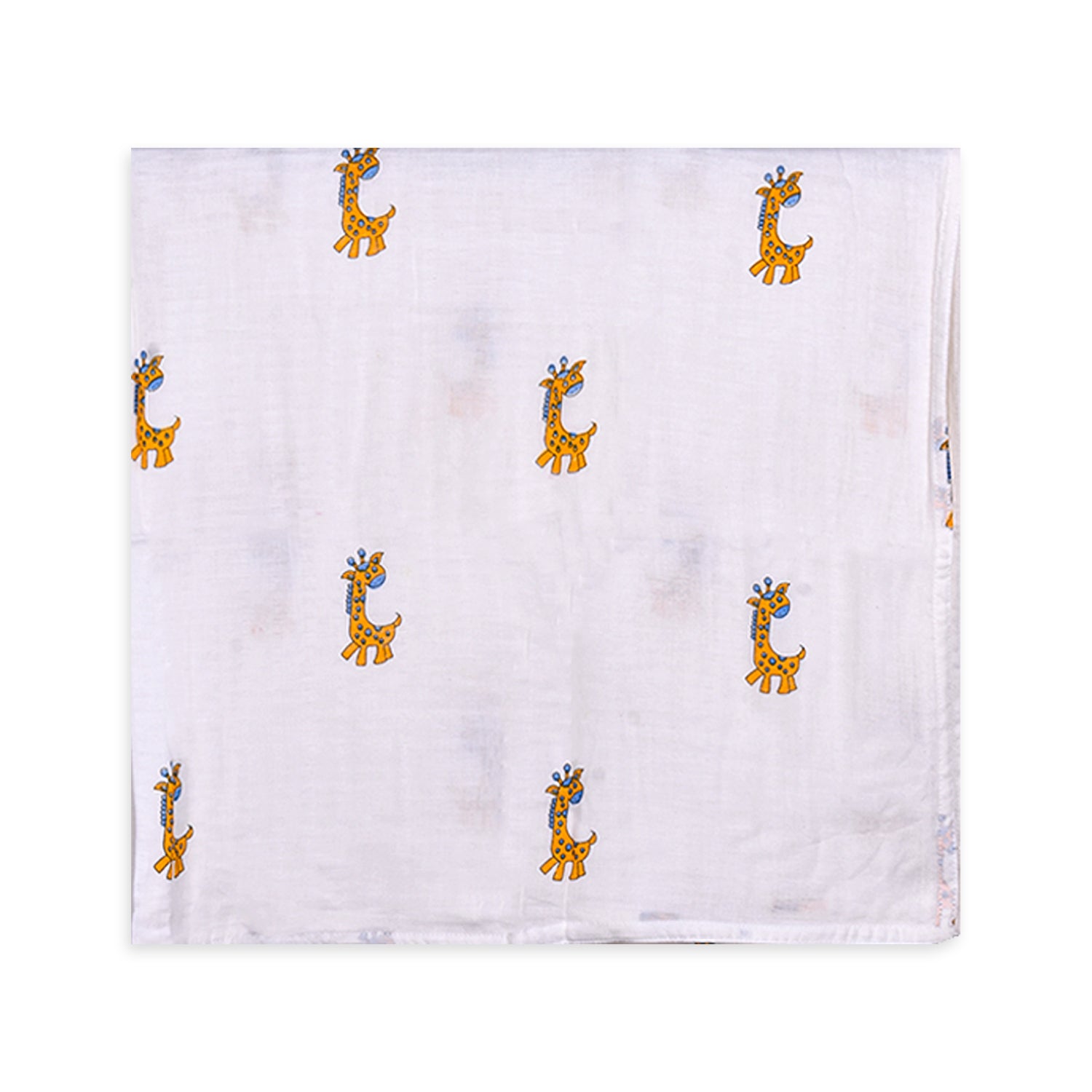 Baby Muslin Swaddle - 100x100 CM - Pack Of 1 Girrafe
