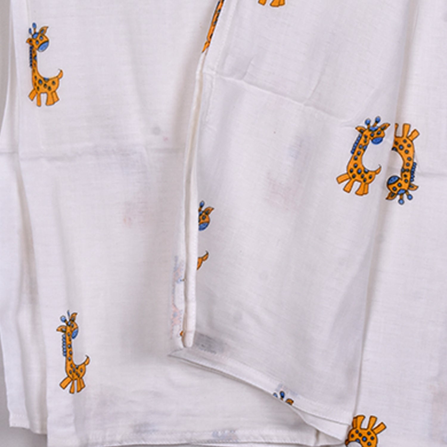 Baby Muslin Swaddle - 100x100 CM - Pack Of 1 Girrafe
