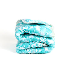 Baby Quilt - Green Flower - 0-5 Years - 100*150* 5 cms