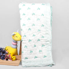 Baby Quilt Organic Cotton | Blanket | 100x150 CM | 0-5 Year | Pack of 1