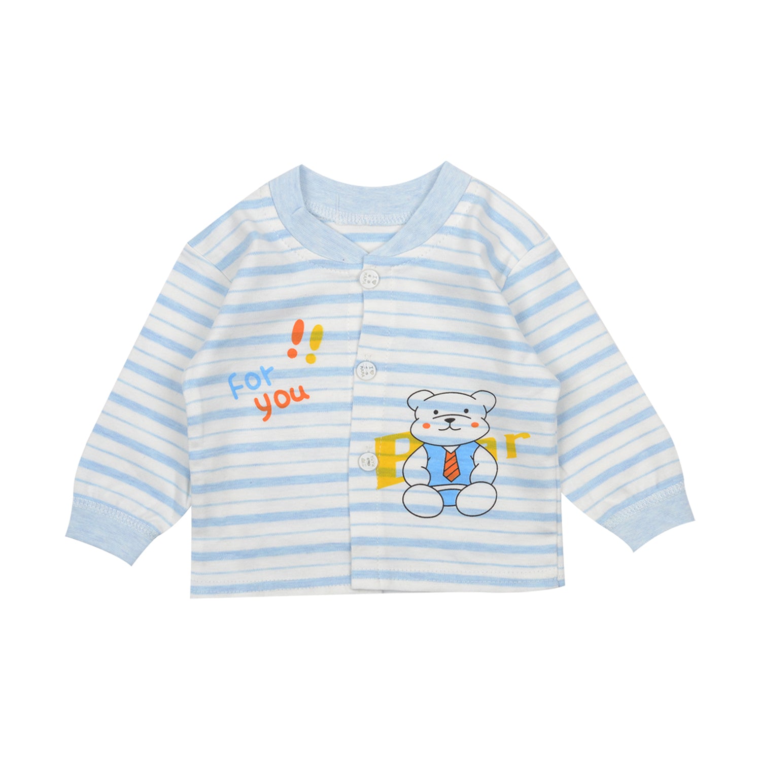 Baby Organic Cotton Co-ord Set- Blue | Teddy
