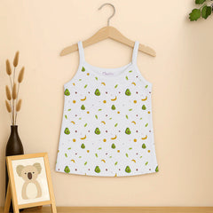 Baby Girl Vest | Soft Organic Cotton Sleeveless Top For Newborn, Infant & Toddler Girls | Pack of 1