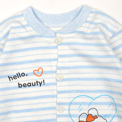 Baby Organic Cotton Co-ord Set- Blue | Heart