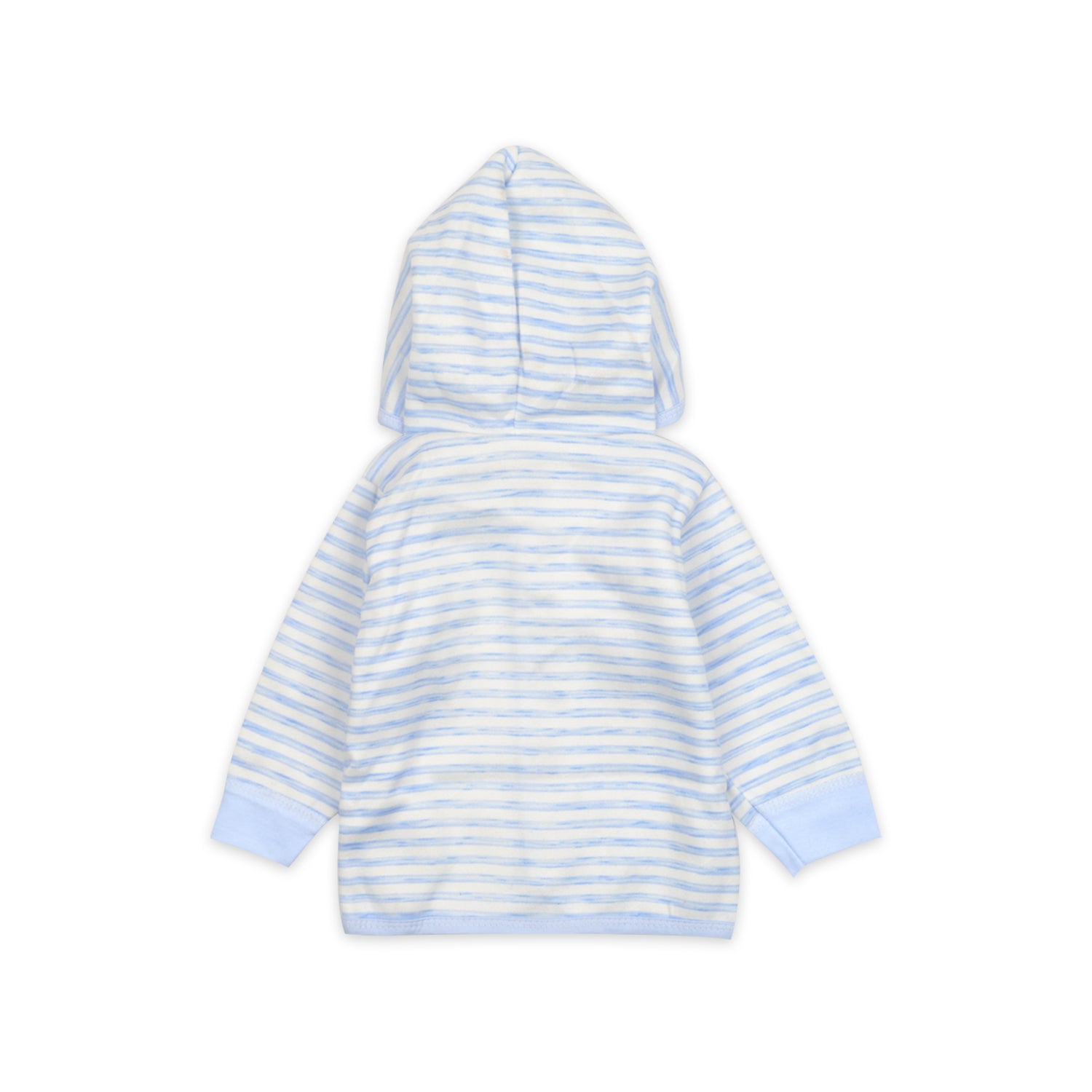 Baby Organic Cotton Hoody Warm Co-ord Set- Blue | 3-6 Months | Star