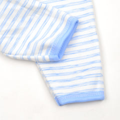 Baby Organic Cotton Hoody Warm Co-ord Set- Blue | 3-6 Months | Star