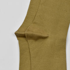 Footprints Men's Formal Organic Cotton & Bamboo Odour free Socks Khaki