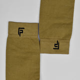 Footprints Men's Formal Organic Cotton & Bamboo Odour free Socks Khaki Pack OF 5