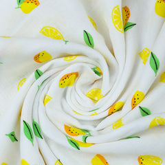 Baby Muslin Swaddle | 100x100 CM | Pack of 1 | Lemon