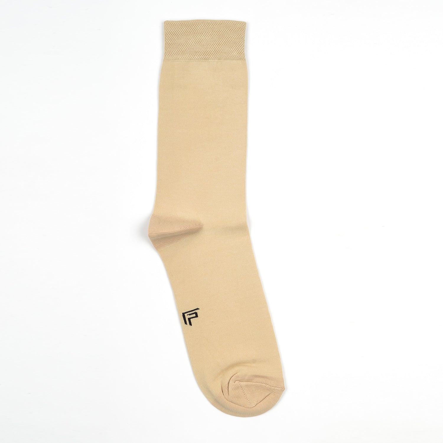 Footprints Men's Formal Organic Cotton & Bamboo Odour free Socks | Beige