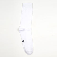 Footprints Men's Formal Organic Cotton & Bamboo Odour free Socks White Pack Of 3
