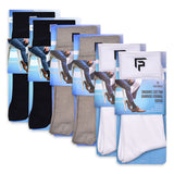 Footprints Men's Formal Organic Cotton & Bamboo Odour free Socks | Pack of 6